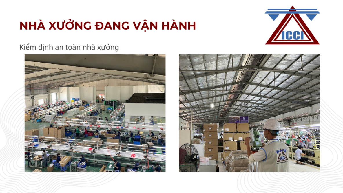 Kiểm định an to&agrave;n nh&agrave; xưởng